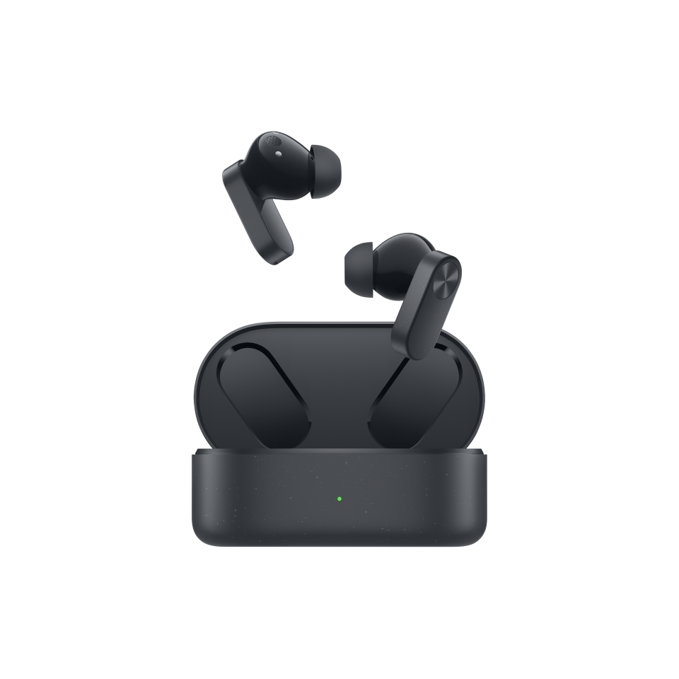 OnePlus Nord Buds 2, True Wireless, Ear Earbuds with Mic, Up to 25dB ANC 12.4mm Dynamic Titanium Drivers, Playback: Up to 36hr case, 4-Mic Design, IP55 Rating, Fast Charging, Thunder Gray
