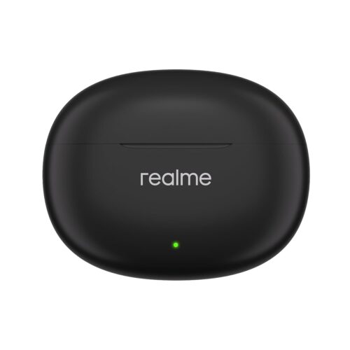 realme Buds T110 Bluetooth Truly Wireless in Ear Earbuds with mic, AI ENC for Calls, Google Fast Pair, 38 Hours Total Playback with Fast Charging and Low Latency Gaming Mode (Punk Black) - Image 2