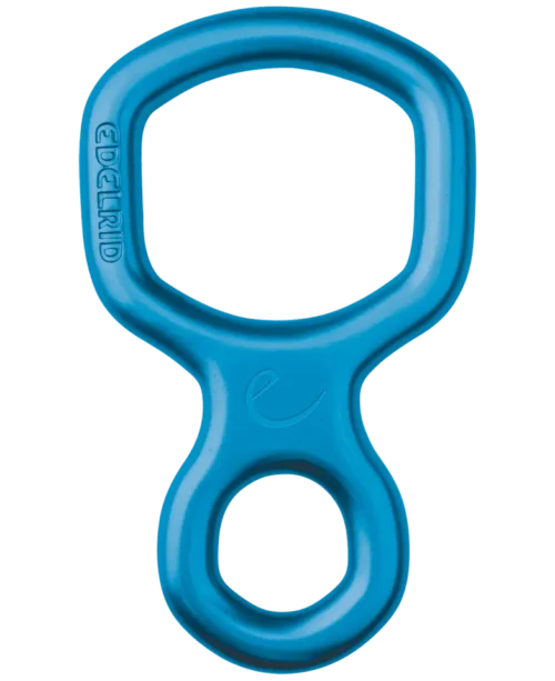 EDELRID BUD Figure 8  (Robust figure 8 descender made of aluminum | for belaying and rappelling)