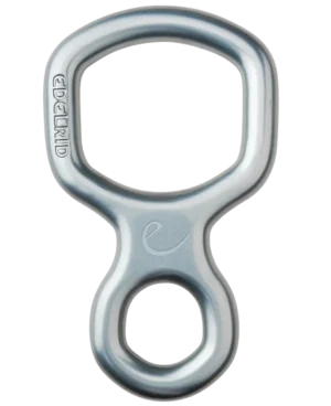 EDELRID BUD Figure 8  (Robust figure 8 descender made of aluminum | for belaying and rappelling)