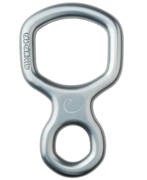 EDELRID BUD Figure 8  (Robust figure 8 descender made of aluminum | for belaying and rappelling)
