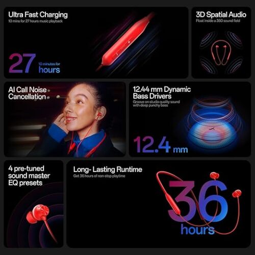 OnePlus Bullets Wireless Z3 Mambo Midnight - Image 6