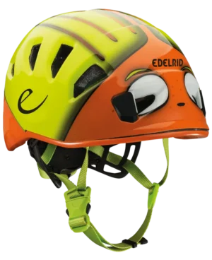 EDELRID KIDS SHIELD Softshell Children’s climbing helmet | light, comfortable and safe(SAHARA-OASIS)