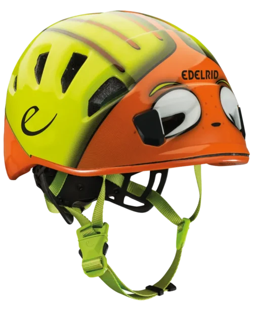 EDELRID KIDS SHIELD Softshell Children’s climbing helmet | light, comfortable and safe(SAHARA-OASIS)