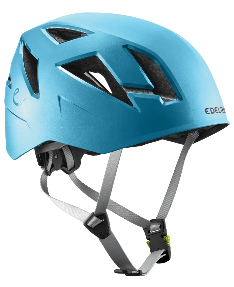 EDELRID ZODIAC Robust climbing helmet | Ventilation, wear comfort, and durability | HYBR (ICEMINT)