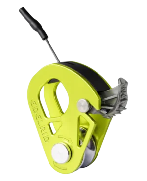 edelrid SPOC Qasis Ascender (Ultralight pulley with a backstop)