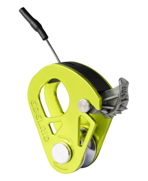 edelrid SPOC Qasis Ascender (Ultralight pulley with a backstop)