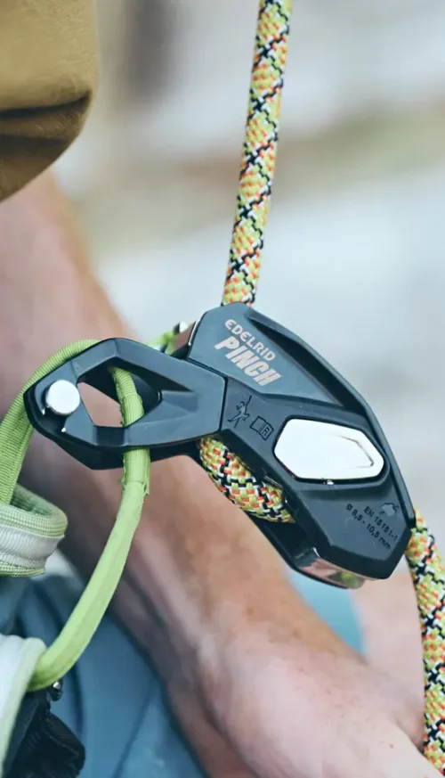 EDELRID  PINCH Semi Automatic Belay Devices (Innovative and versatile belay device with assisted braking) - Image 14