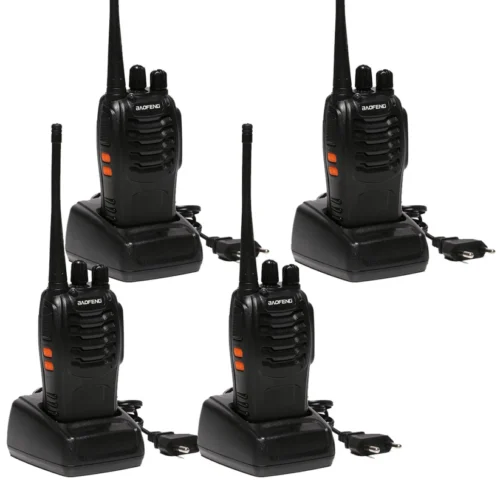 NARIYA'S BAOFENG BF-888S UHF Radio WALKY TALKY 4 PAIR (BLACK) - Image 2