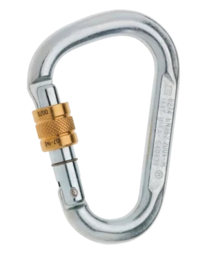 EDELRID STEEL HMS SCREW Locking Carabiner