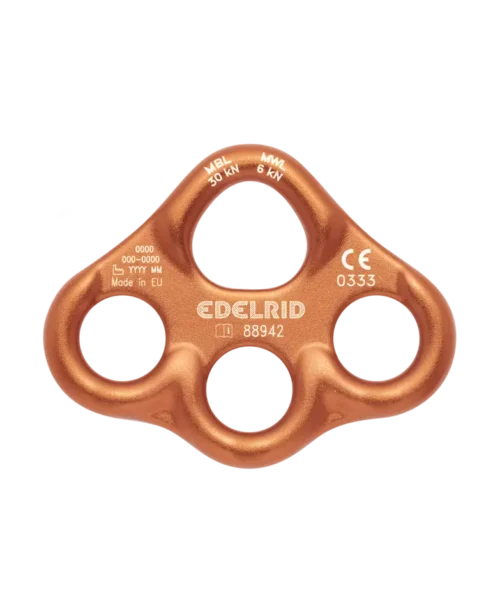 EDELRID MINI RIG (Small, light, aluminum rigging plate)