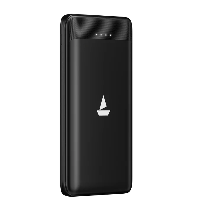 BOAT EnergyShroom PB300 Lite Powerbank with 10000mAh battery capacity with Smart IC protection, 22.5W fast charging  (BLACK)