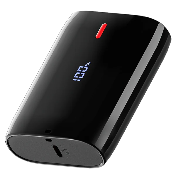 boAt EnergyShroom PB300 Air 10000mAh Powerbank (Carbon Black )with 2-way 22.5W fast charging, LED battery display, 12 Layer Smart IC Protection